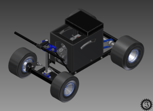 fahrende Bierkiste CAD-Modell