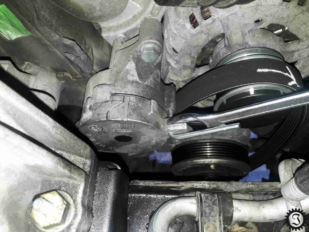 A3 8P Zahnriemenwechsel 25 Jones' Werkstatt